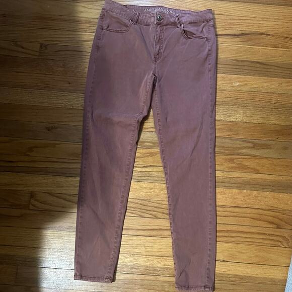 American Eagle Purple Jegging Jeans - Picture 1 of 8